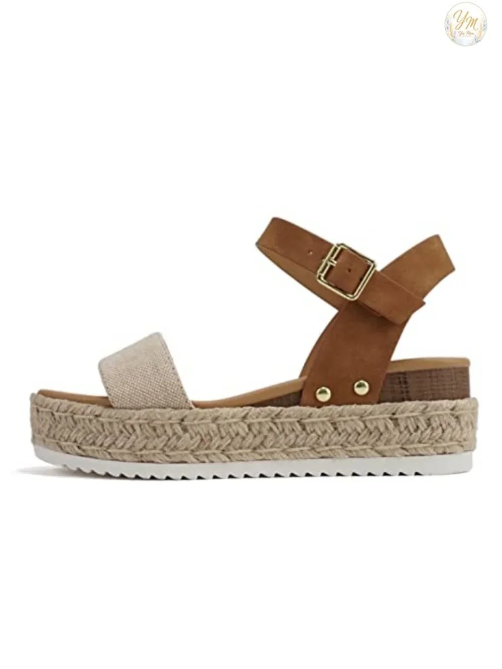 Espadrille Wedge Sandals Ankle Strap Platform Womens Soda Clip